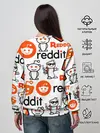 Женский свитшот / REDDIT / РЕДДИТ / ЛОГОБОМБИНГ
