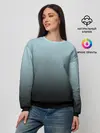 Женский свитшот / Black and Blue gradient