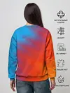 Женский свитшот / ГРАДИЕНТ АБСТРАКЦИЯ / GRADIENT