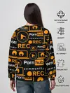 Женский свитшот / PORNHUB / ПОРНХАБ / УЗОР