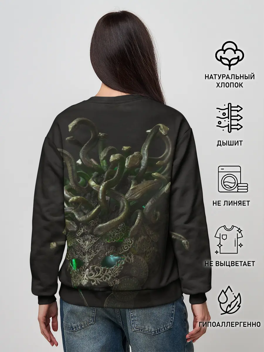 Женский свитшот / Медуза Горгона | Эвриала