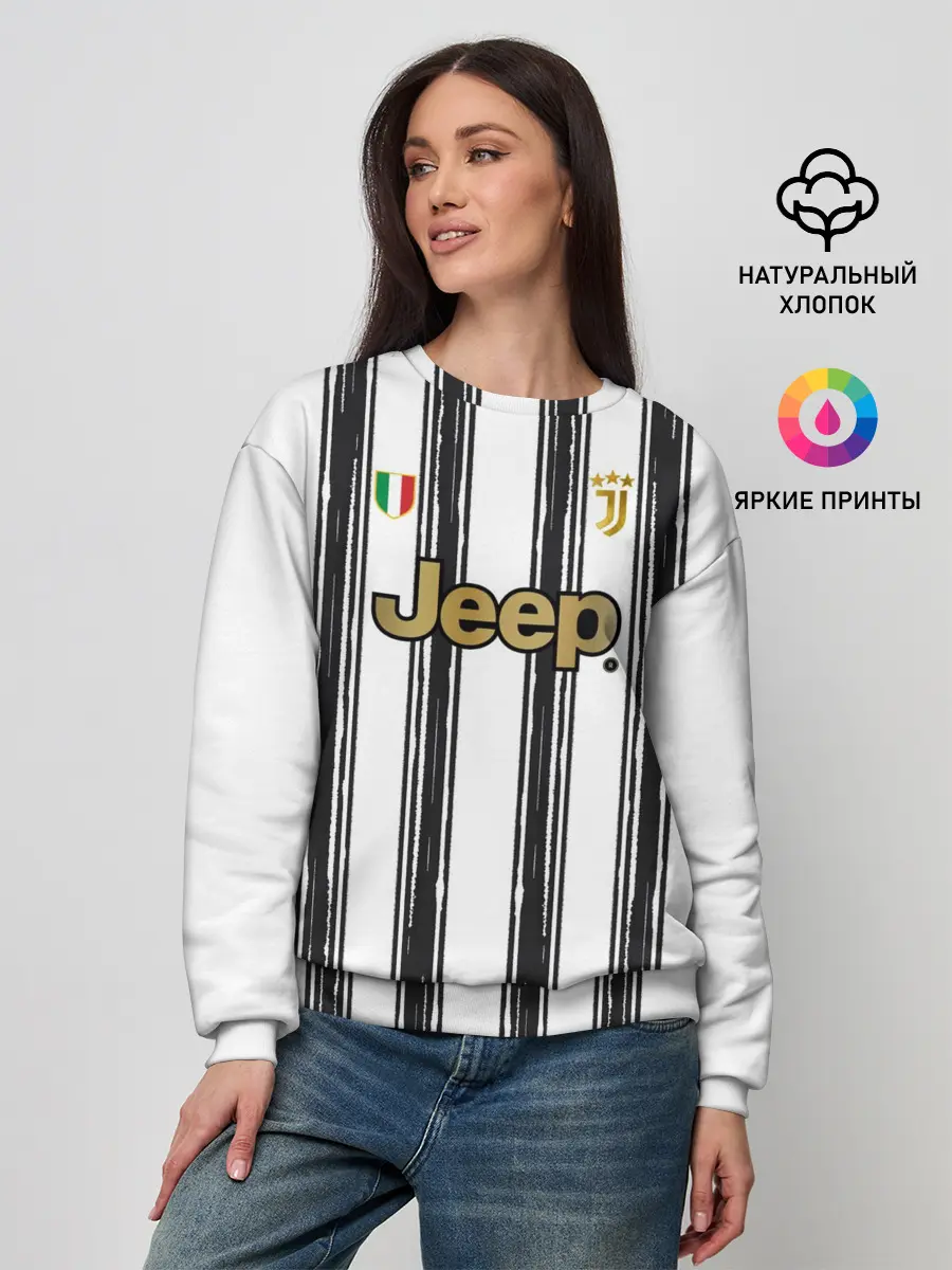 Женский свитшот / Форма Ювентуса 2020 2021 дом