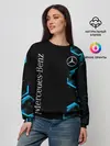 Женский свитшот / Mercedes | Мерседес | Неон