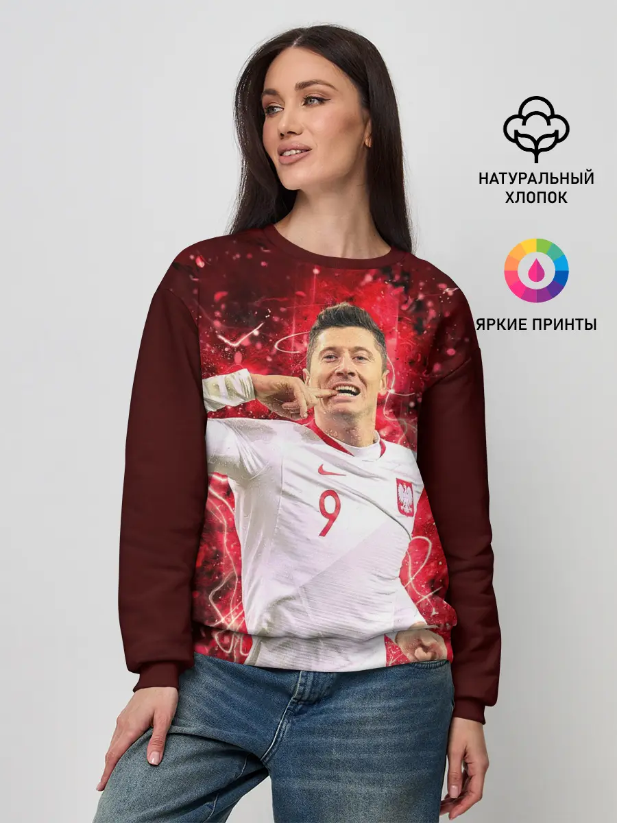 Женский свитшот / Lewandowski | Левандовски | 9