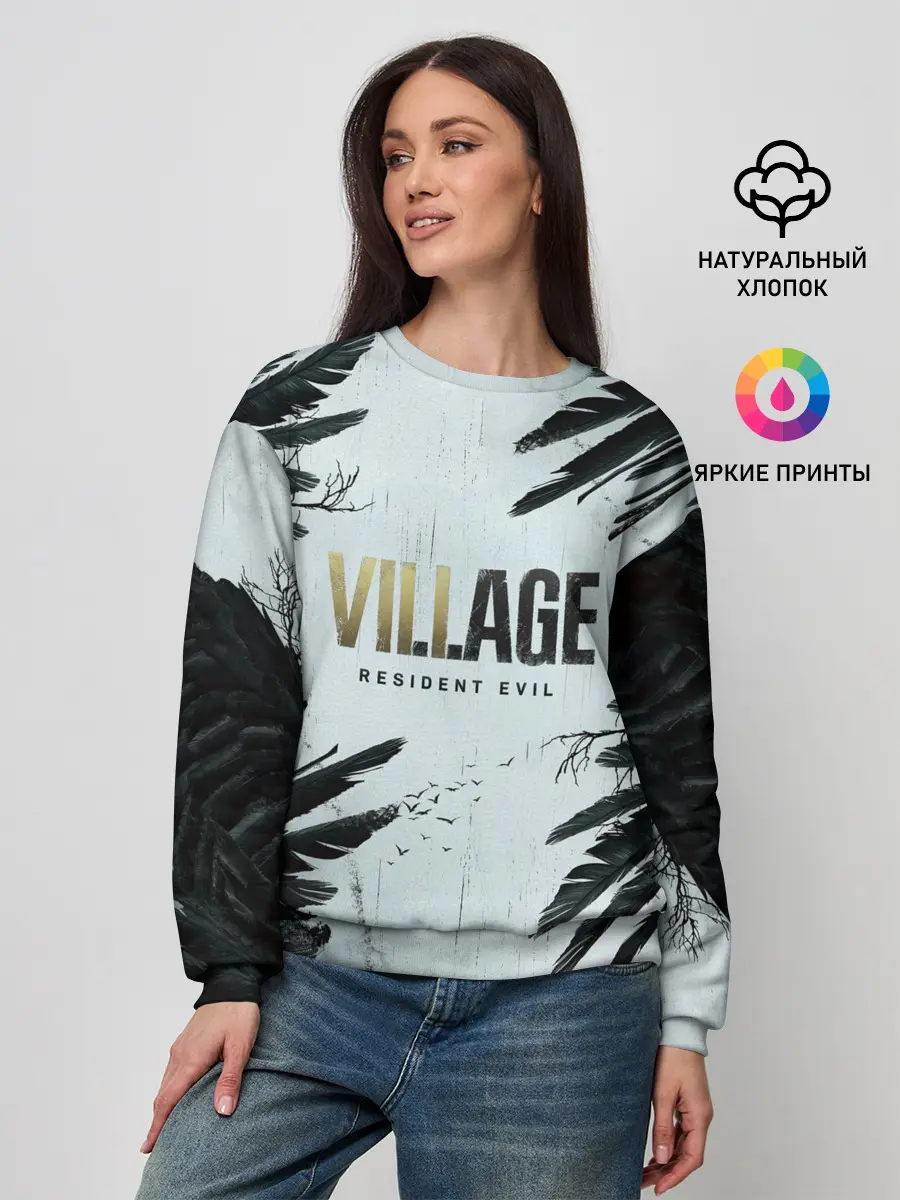Женский свитшот / Resident Evil Village. Crow