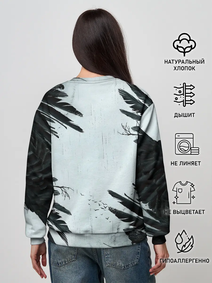 Женский свитшот / Resident Evil Village. Crow