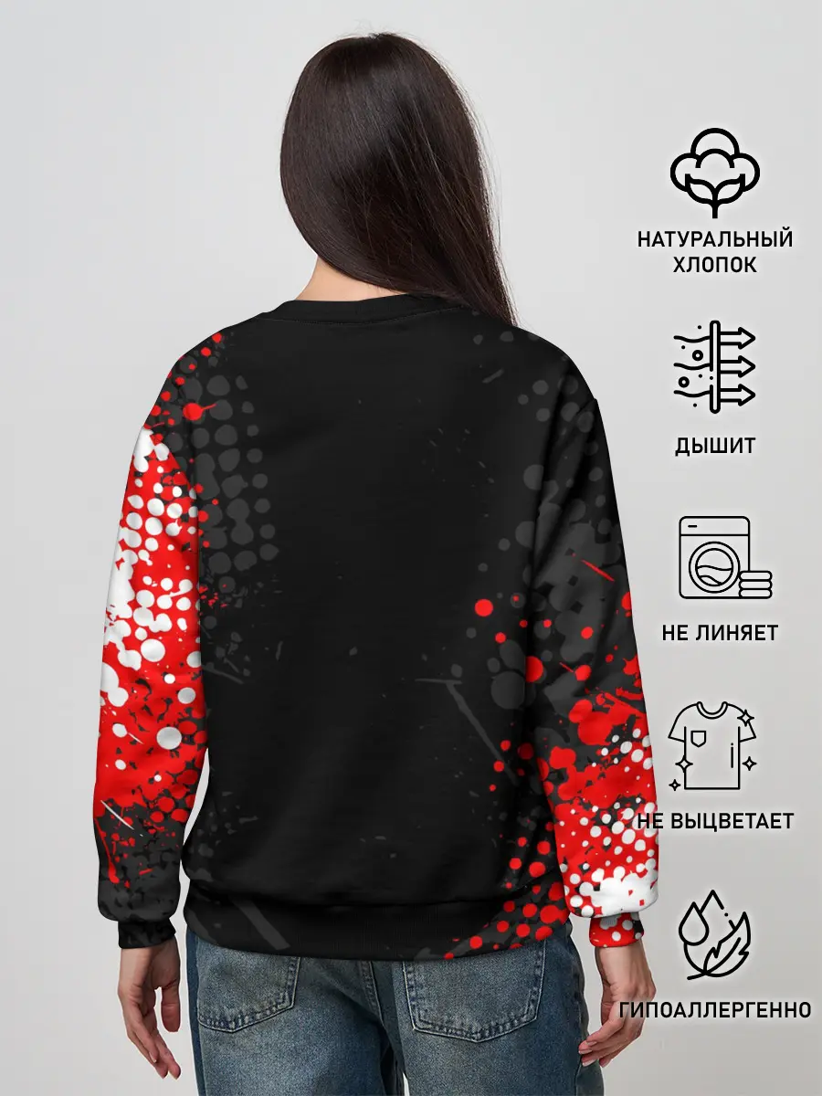 Женский свитшот / ЗЛАТАН ИБРАГИМОВИЧ / ZLATAN