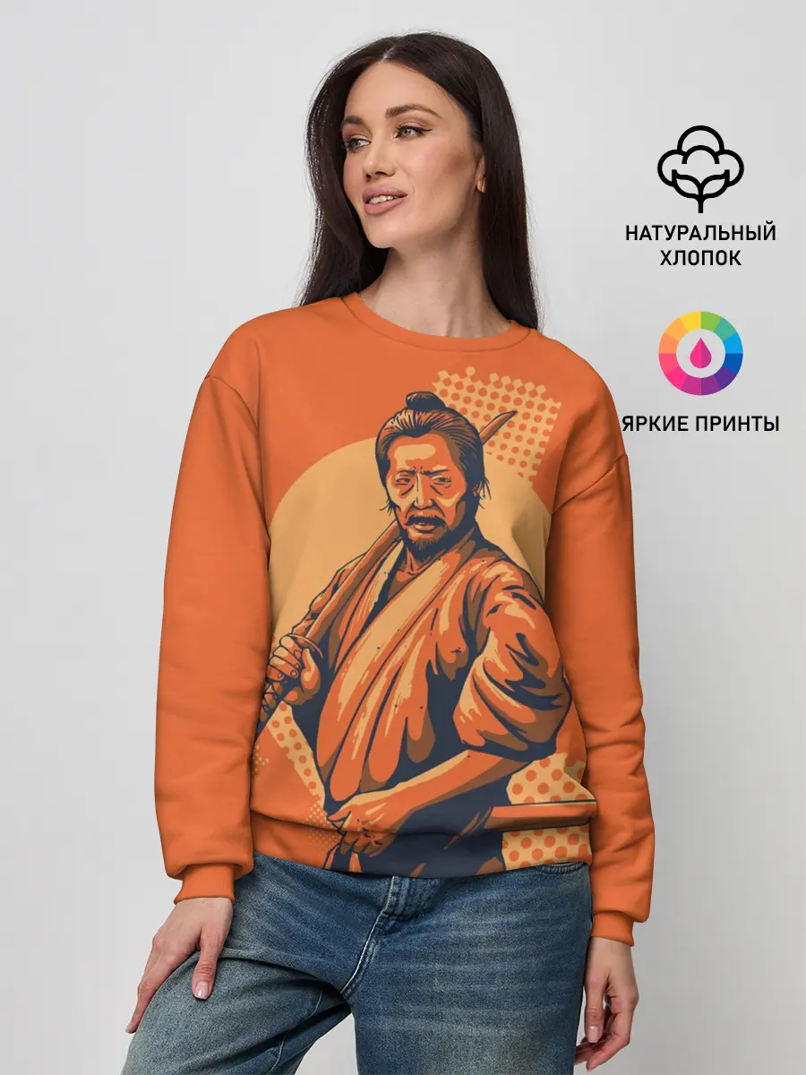 Женский свитшот / Самурай