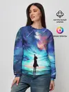 Женский свитшот / Дотянуться до космоса