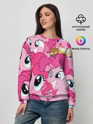 Женский свитшот / Pinkie Pie pattern