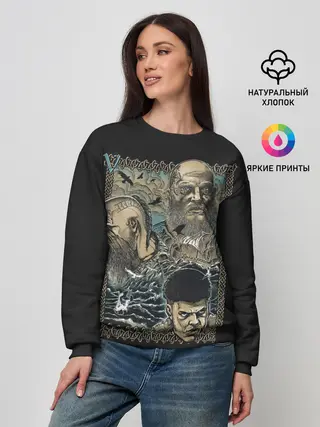 Женский свитшот / Фреска Викинги