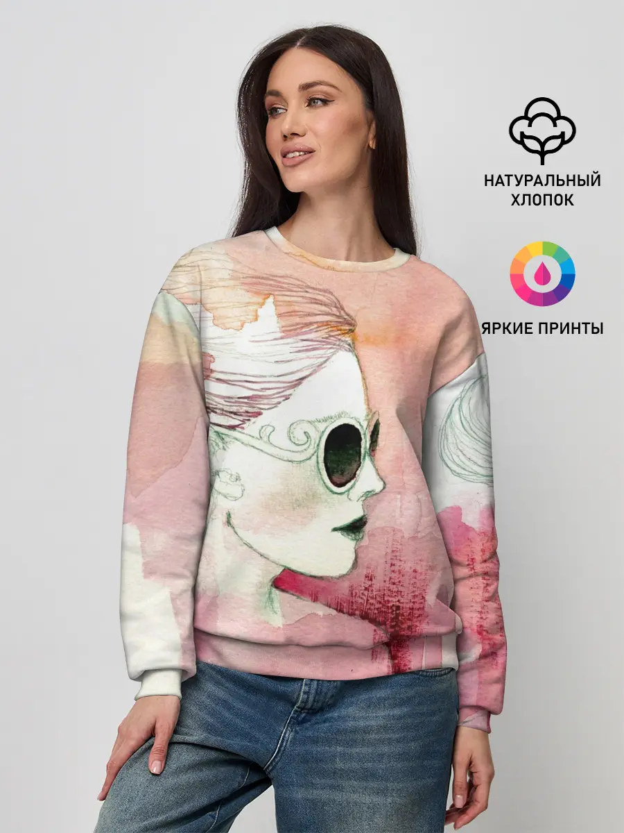 Женский свитшот / Девушка