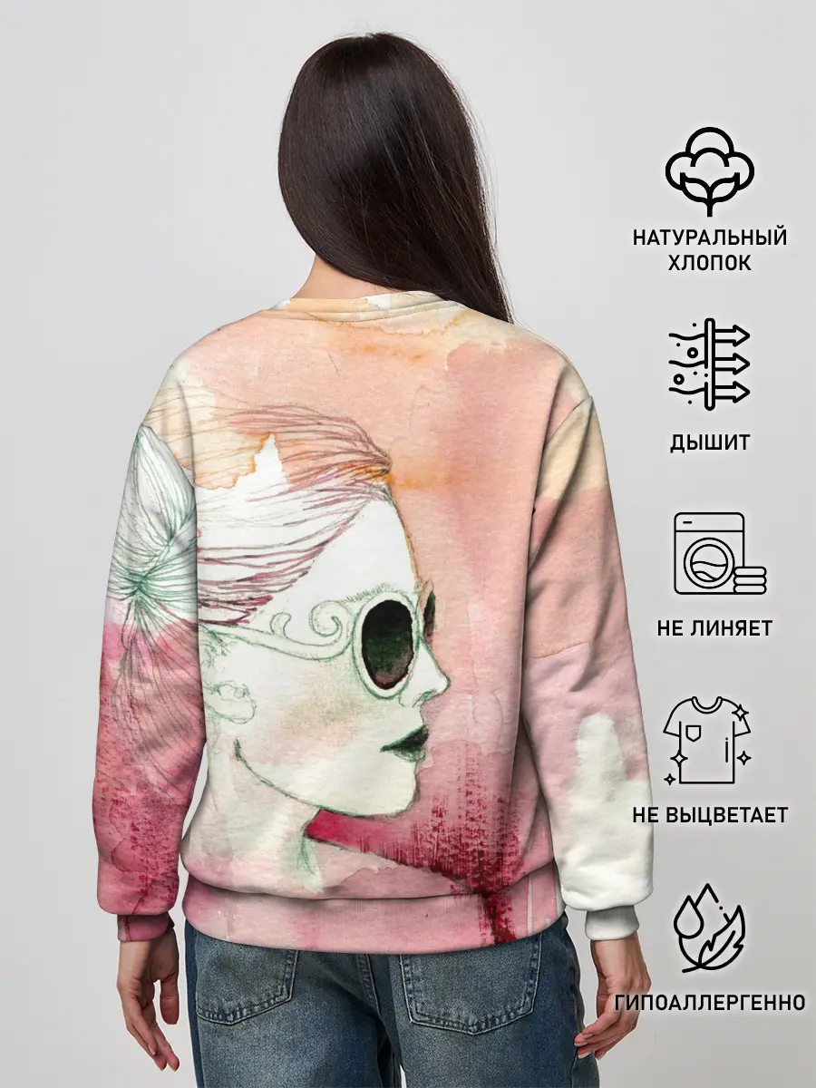 Женский свитшот / Девушка