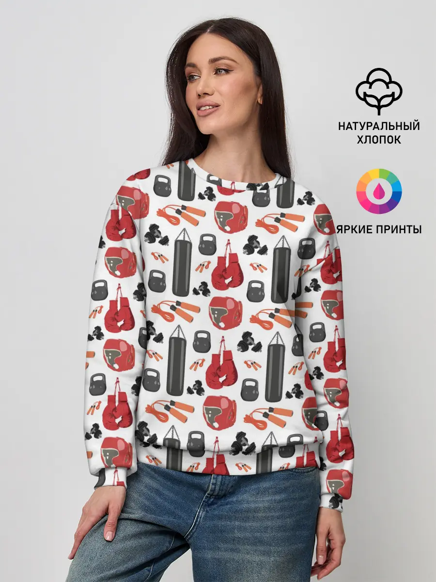 Женский свитшот / Бокс