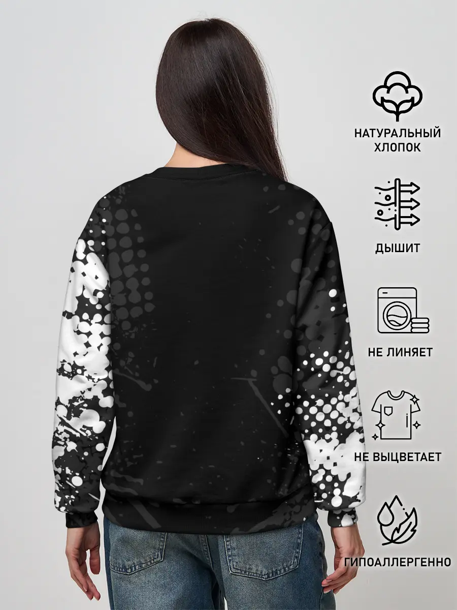 Женский свитшот / КРИШТИАНУ РОНАЛДУ / ЮВЕНТУС