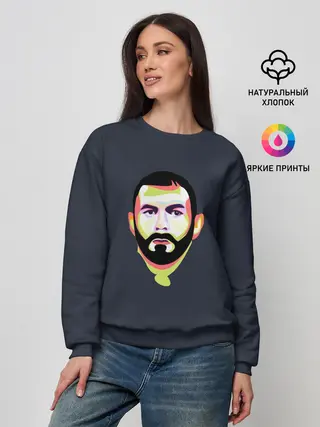 Женский свитшот / Карим Бензема. Поп арт