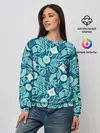 Женский свитшот / Скаты и медузы