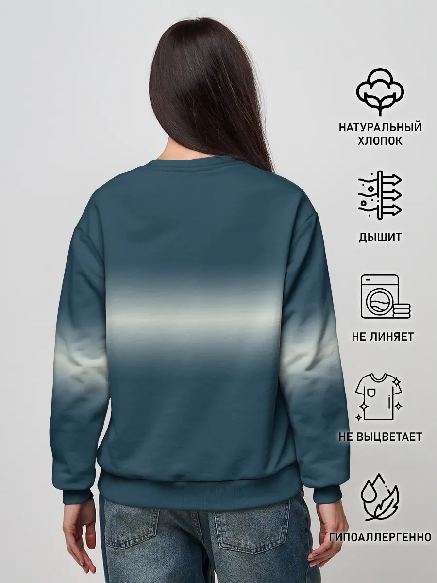 Женский свитшот / Крутой футбол. Алиссон