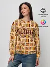 Женский свитшот / АЛОХА ГАВАЙИ, ALOHA, SUMMER
