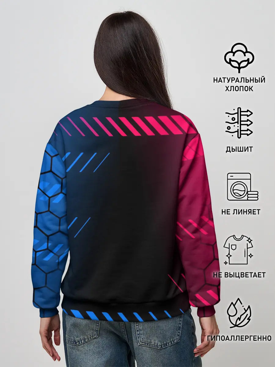 Женский свитшот / ЛИОНЕЛЬ МЕССИ / BARCELONA