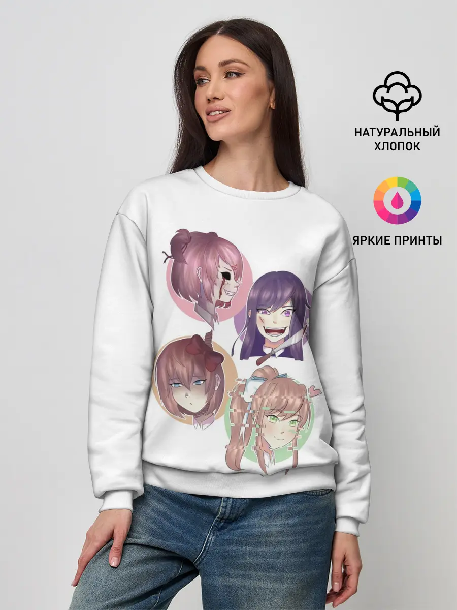 Женский свитшот / Doki Doki Literature Club