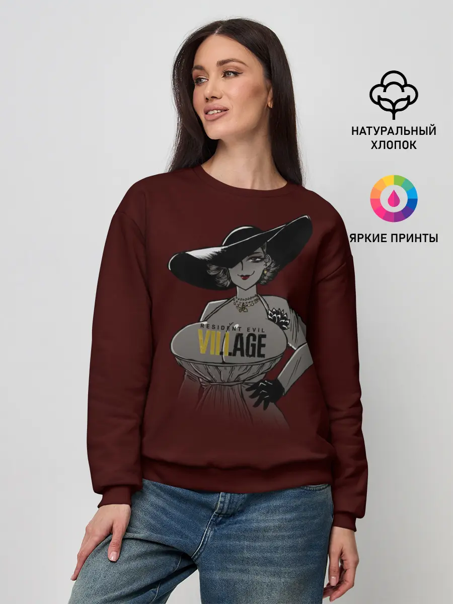 Женский свитшот / RE Village Леди Димитреску