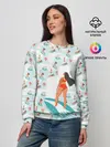Женский свитшот / Серфингистка