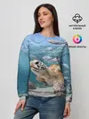 Женский свитшот / Морская черепаха