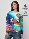 Женский свитшот / Морские черепахи