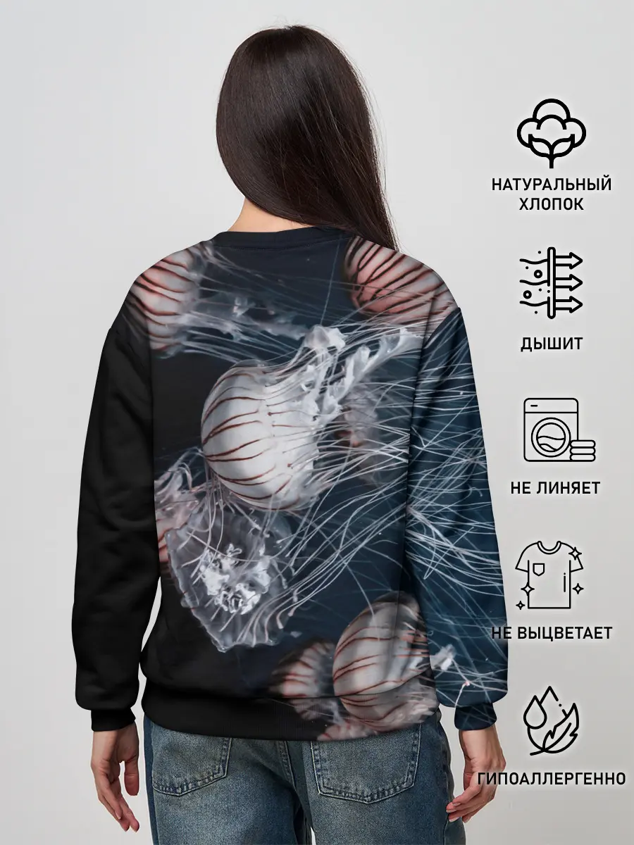 Женский свитшот / Медузы