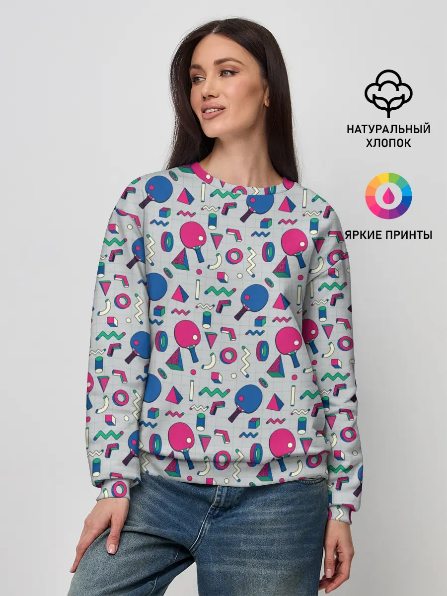 Женский свитшот / Настольный Теннис