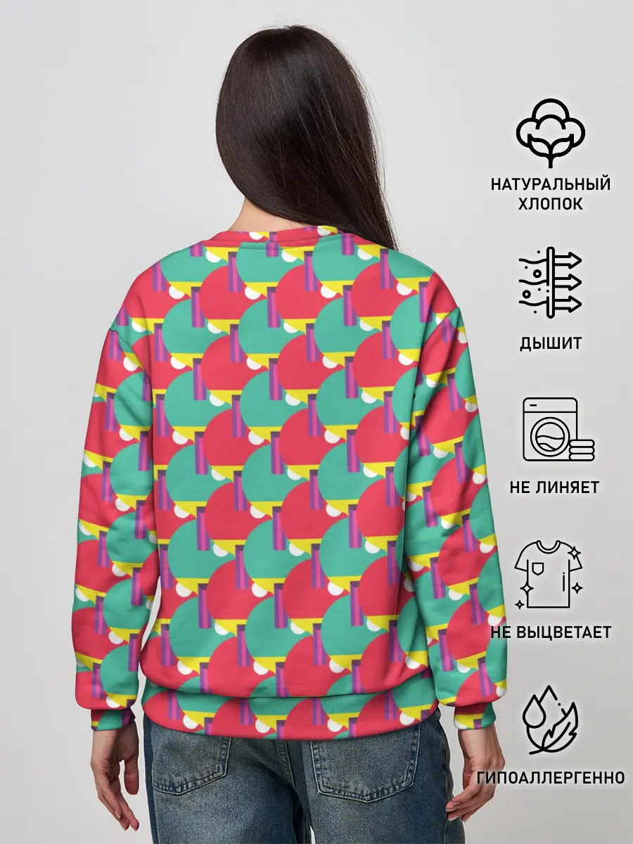 Женский свитшот / Пинг-понг