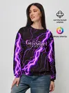 Женский свитшот / GENSHIN IMPACT МОЛНИЯ НЕОН