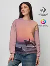 Женский свитшот / касатки