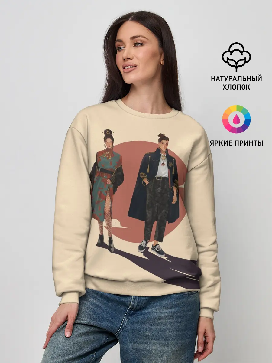 Женский свитшот / Катара и Сокка