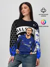 Женский свитшот / ЭДЕН АЗАР / CHELSEA / ЧЕЛСИ