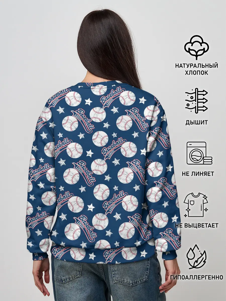 Женский свитшот / Baseball
