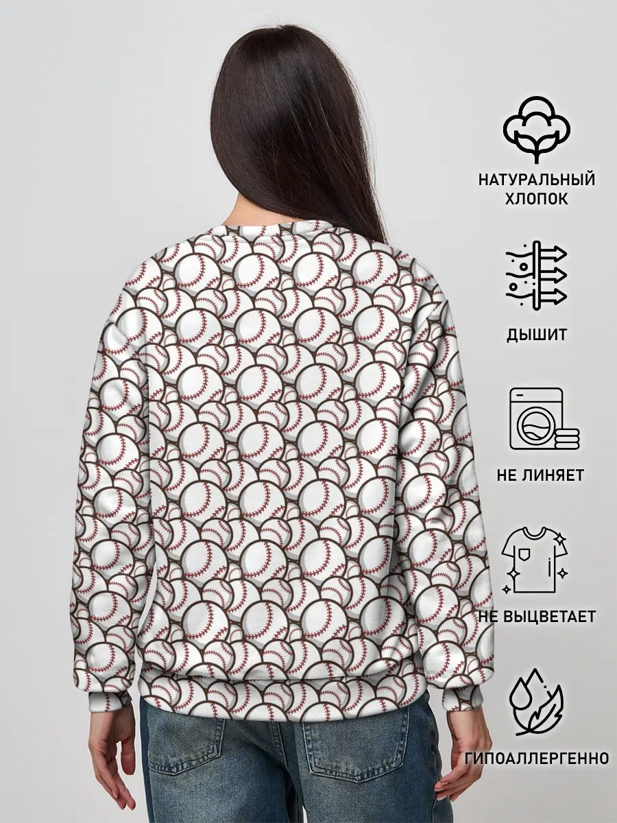 Женский свитшот / Бейсбольные Мячи