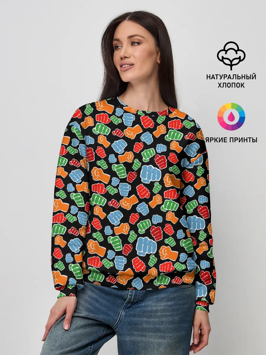 Женский свитшот / Бойцовский Клуб