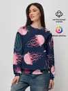 Женский свитшот / розовые медузы