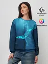 Женский свитшот / ЗВЕЗДНЫЙ КИТ | STAR WHALE