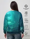 Женский свитшот / Дно морское