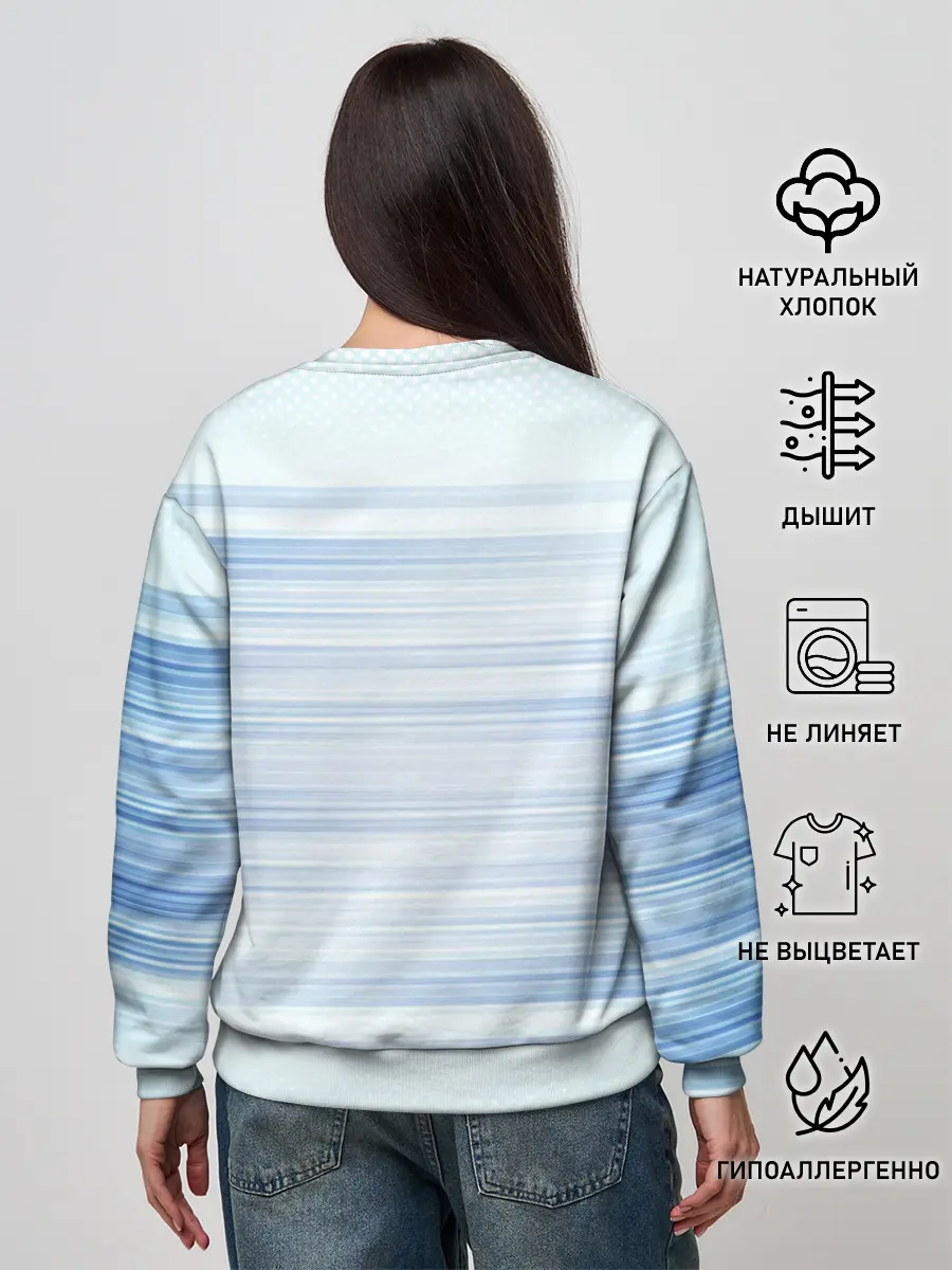 Женский свитшот / Дельфин