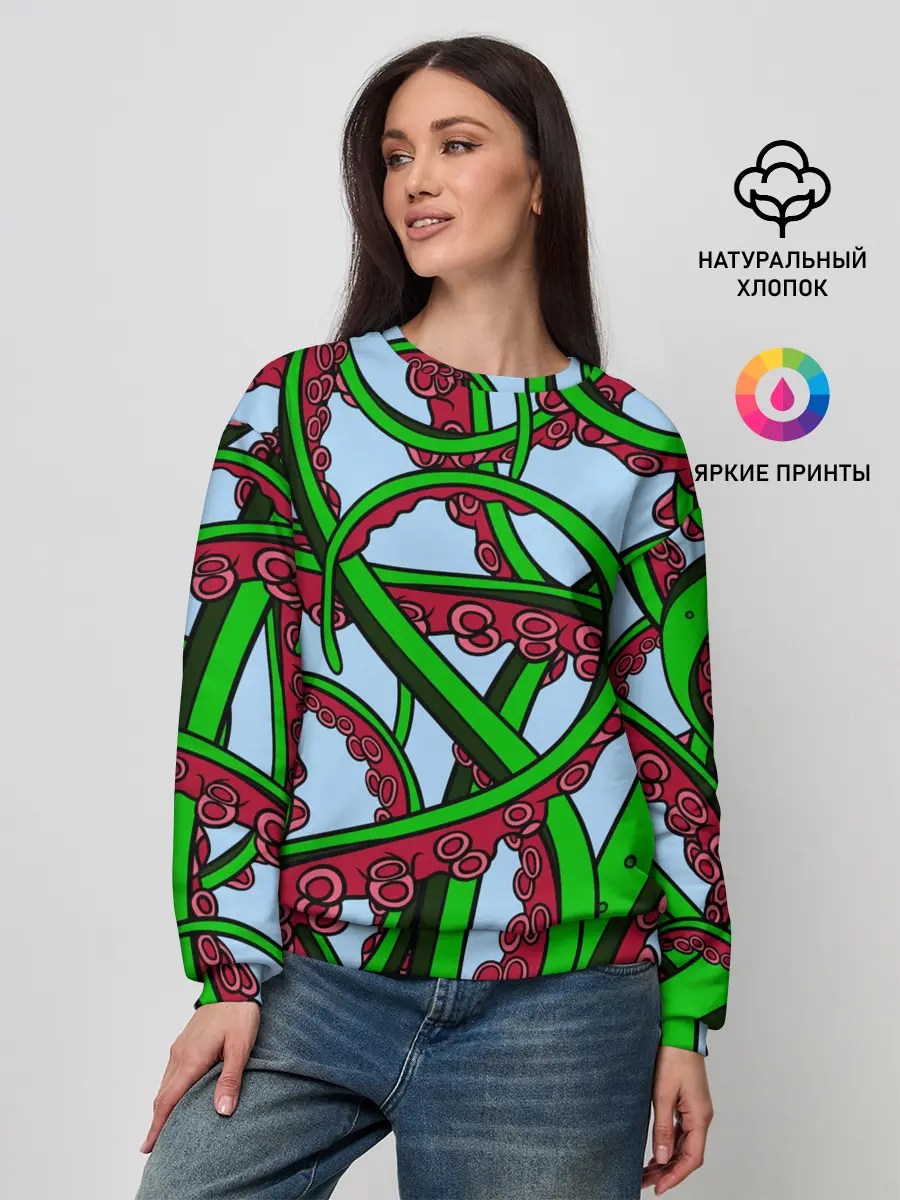 Женский свитшот / Кракен / Kraken