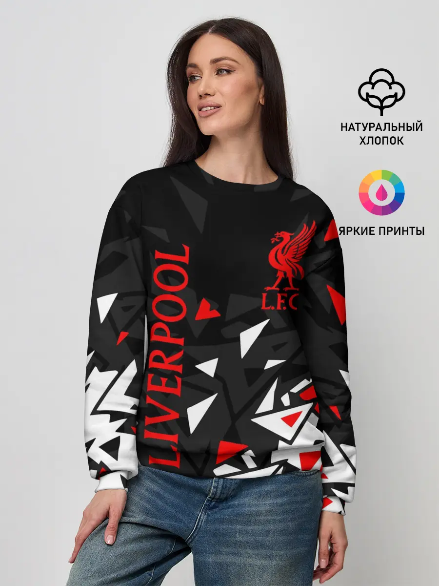 Женский свитшот / LIVERPOOL / ЛИВЕРПУЛЬ