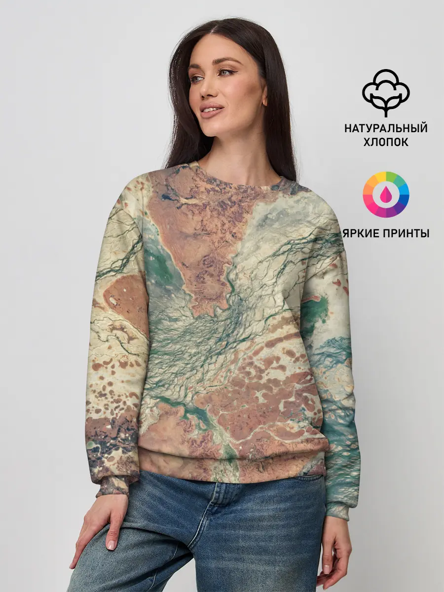 Женский свитшот / Снимок со СпуТника