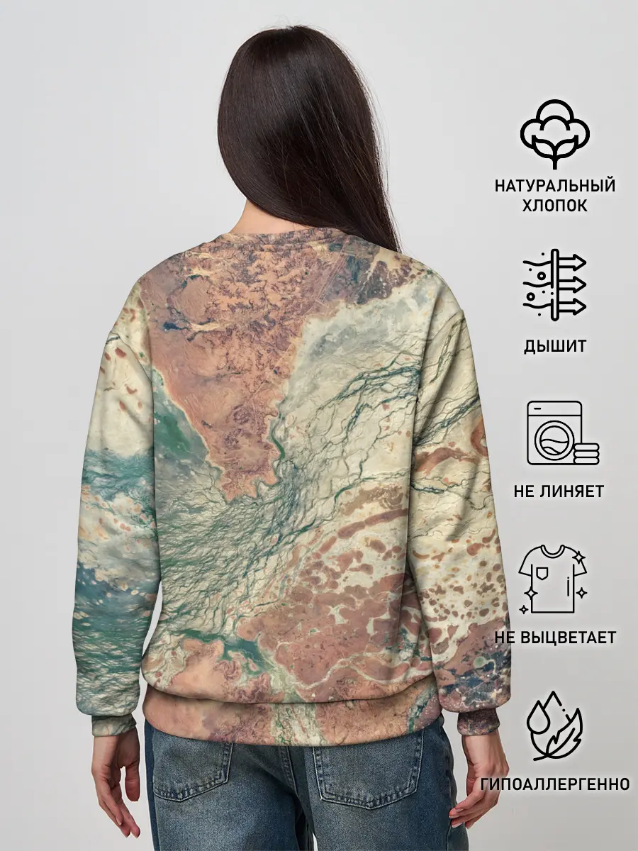 Женский свитшот / Снимок со СпуТника