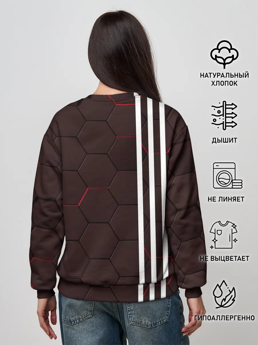 Женский свитшот / МАНЧЕСТЕР / MANCHESTER / ПЛИТЫ