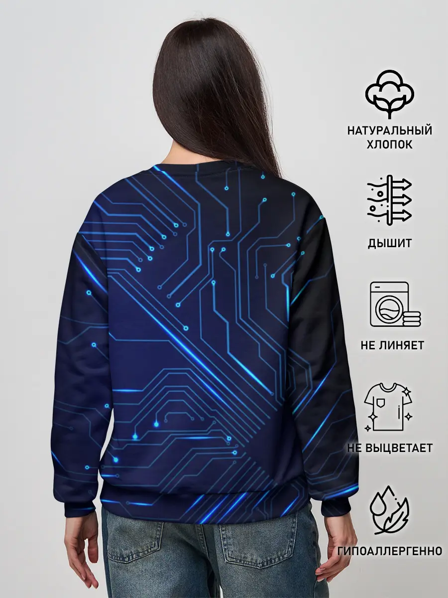 Женский свитшот / Кибер-Dragon