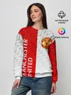 Женский свитшот / МАНЧЕСТЕР / MANCHESTER / УЗОР